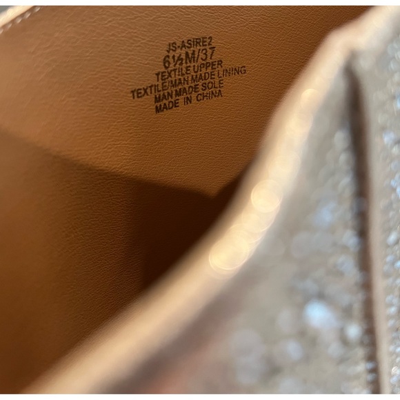 NWOT Jessica Simpson Gold Asire2 Rhinestone Embellished Fringe Boots, Sz… - Picture 14 of 14